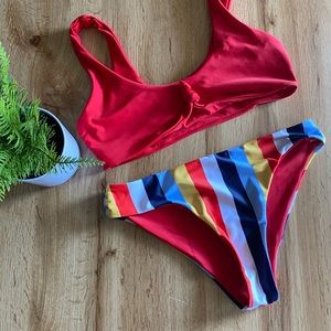 Zaful Red Bikini Set